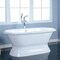 Aqua Eden Pedestal Bathtubs, 60 L, 30.69 W, White, Cast Iron VCTND603024 - alternate 5
